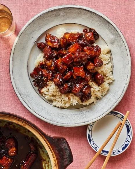 The Chef's Tasty Dishes for Taiwanese Braised Pork Belly and Crispy Radish Bites