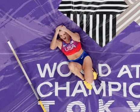 Moon wins third world championship vaulting title in dramatic Tokyo showdown