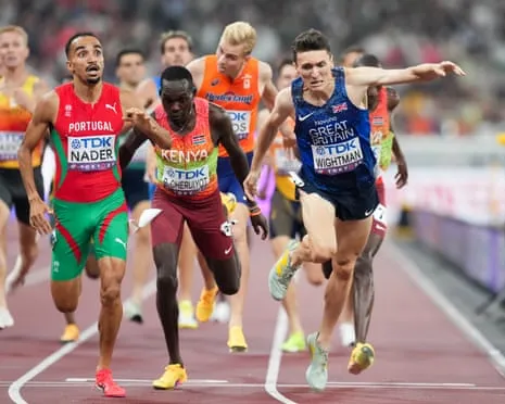 UK's Jake Wightman Just Loses Out on Gold as Portugal's Isaac Nader Wins Stunning 1500m Title