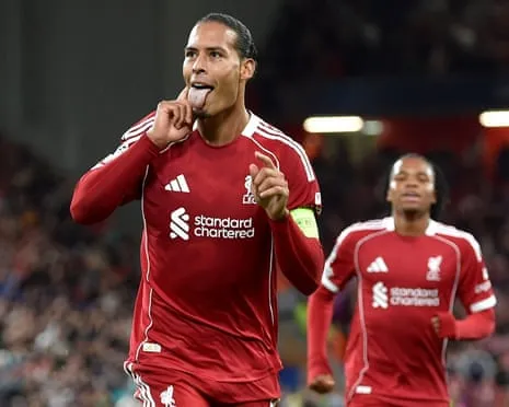 Liverpool’s captain heads dramatic winner in clash with Atlético Madrid