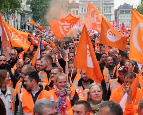 Countrywide Protest Demonstrations Witnesses Vast Numbers Protesting In France